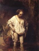 Rembrandt, Hendrickje Bathing in a River